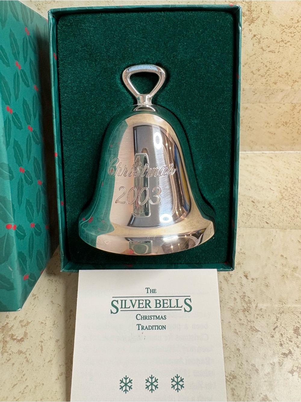 Reed & Barton 2003 Silver Bell